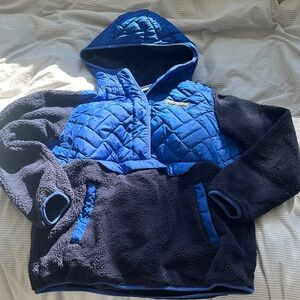 Gorpcore puffy fleece Columbia pullover Hoodie